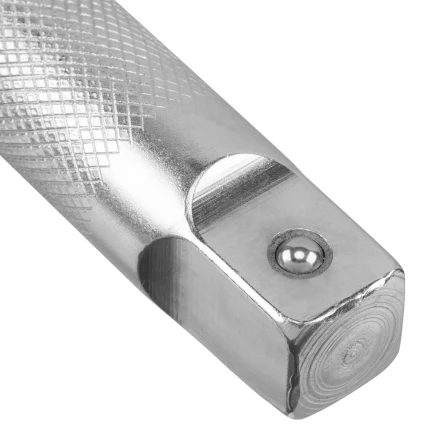 Вороток Г-образный, 300*100 мм, квадрат 3/4&quot;, CrV, матовый хром Denzel 14068 купить в Кургане