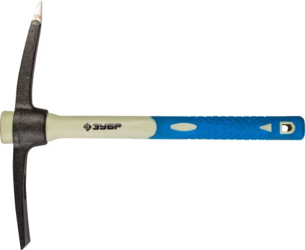 Кирка ЗУБР кованая, с обратной двухкомпонентной фиберглассовой рукояткой, 600г 20175-06 купить в Кургане
