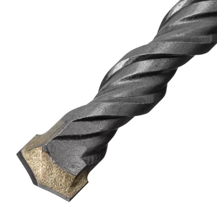 Бур по бетону Denzel, 12 x 260 мм, двойная спираль, три пылеотводящие кромки, 705025 купить в Кургане