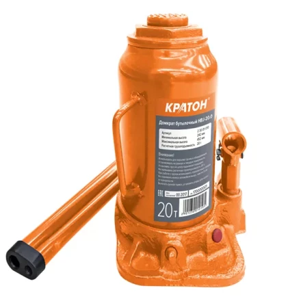 Домкрат бутылочный Кратон HBJ-20.0 2 30 01 010 купить в Кургане