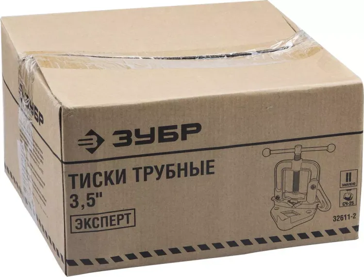 Тиски ЗУБР "МАСТЕР" для труб, № 2 - 3,5" 32611-2 купить в Кургане