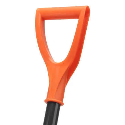 Лопата для уборки снега поликарбонат Сибртех, 465х410х1390 мм, стальной черенок, усиленная 61655 купить в Кургане