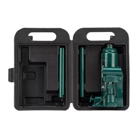 Домкрат гидравлический бутылочный Сибртех 50813, 3 т, 180-320 мм, в пласт. кейсе купить в Кургане