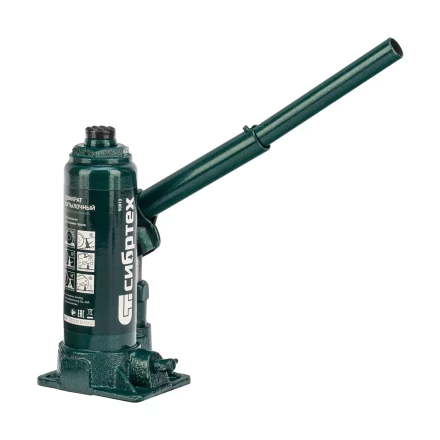 Домкрат гидравлический бутылочный Сибртех 50813, 3 т, 180-320 мм, в пласт. кейсе купить в Кургане