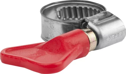 Хомуты ЗУБР &quot;ЭКСПЕРТ&quot; &quot;Бабочка&quot;, нерж. сталь, накатная лента 9 мм, 12-20 мм, 2 шт 37835-12-20 купить в Кургане