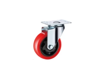 Колесо поворотное усиленное полиуретан SCM 55 125 мм (увеличенная площадка) 1047734 купить в Кургане