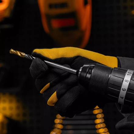 Сверло спиральное по металлу Denzel 7,0 x 109мм, Р6М5, Golden Tip, многогранная заточка 718280 купить в Кургане