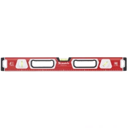 Уровень алюминиевый магнитный 800 мм с зеркальным глазком MATRIX 2 компонентные рукоятки артикул 34732