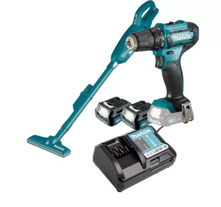 Набор аккумуляторного инструмента Makita CLX226X1 (DF333DZ, CL106FDZ, BL1016, DC10WD) купить в Кургане