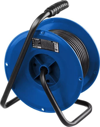 Удлинитель на катушке &quot;ПВС 315&quot;, 30 м, 3500 Вт, 4 гнезда, IP44, ПВС 3х1,5 кв мм, ЗУБР 55081-30 купить в Кургане