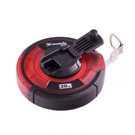 Рулетка геодезическая 20 м х 12,5 мм закрытый корпус стальная лента односторонняя шкала Pro Matrix 31280 купить в Кургане