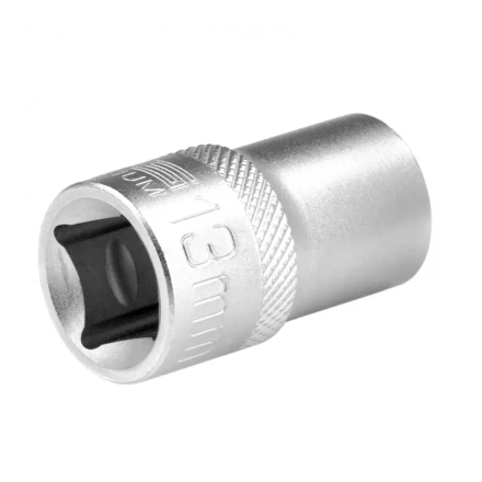 Головка торцевая 13 мм двенадцатигранная CrV под квадрат 1/2 хромированная Stels 13657 купить в Кургане