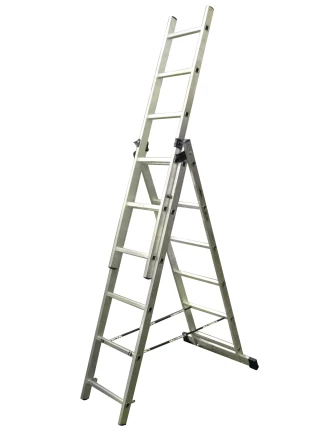 Лестница трехсекционная 3х15 ступеней Энкор 69689 купить в Кургане