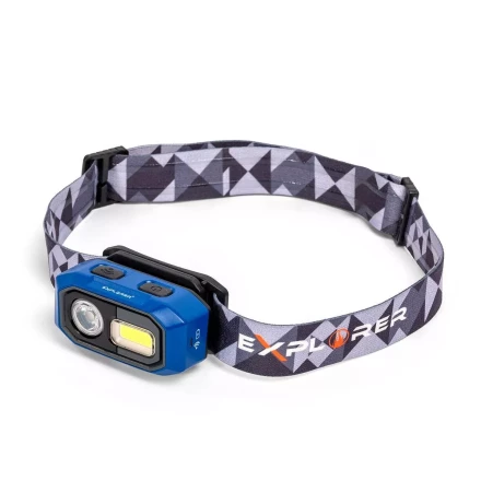 Фонарик налобный светодиодный со встроенным аккумулятором КВТ HL-6567 (88899) купить в Кургане