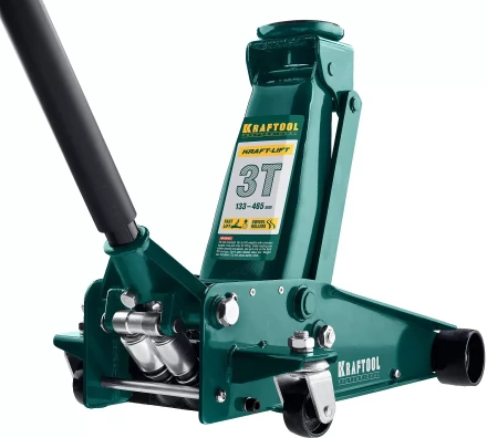 Домкрат гидравлический подкатной &quot;Kraft-Lift&quot;, 3т, 133-465 мм, KRAFTOOL 43450-3 43450-3 купить в Кургане