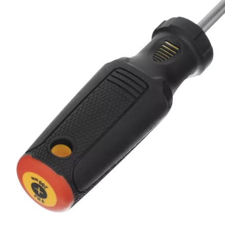 Отвертка PH2х200 мм, CrV, трехкомпонентная рукоятка Denzel 12182 купить в Кургане