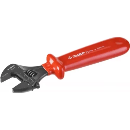 Ключ разводной ЗУБР &quot;ЭКСПЕРТ&quot; &quot;ЭЛЕКТРИК&quot;, сталь 40Х, покрытие Н12Х1, высоковольтный до ~1000В, 30мм, 250мм / 10&quot; 27257-25_z01 купить в Кургане