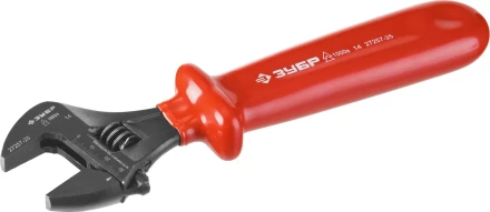 Ключ разводной ЗУБР &quot;ЭКСПЕРТ&quot; &quot;ЭЛЕКТРИК&quot;, сталь 40Х, покрытие Н12Х1, высоковольтный до ~1000В, 30мм, 250мм / 10&quot; 27257-25_z01 купить в Кургане