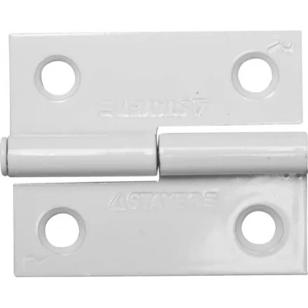 Петля дверная STAYER &quot;MASTER&quot; разъемная, цвет белый, правая, 50мм 37613-50-2R купить в Кургане