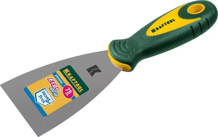 Шпательная лопатка KRAFTOOL с 2-компонент ручк, профилиров нержав полотно, 75мм 10035-075 купить в Кургане