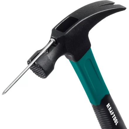 Молоток-гвоздодер с фиберглассовой двухкомпонентной рукояткой 20265-56 купить в Кургане