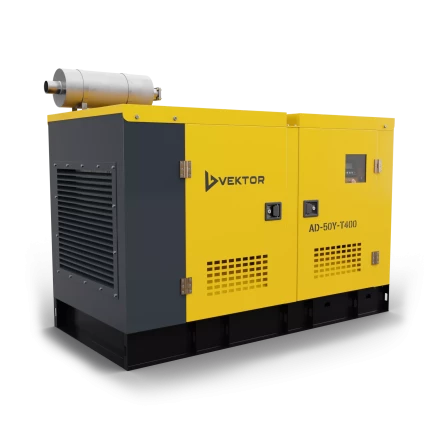 Дизельный генератор Vektor AD-50Y-T400 в шумозащитном кожухе купить в Кургане