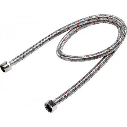 Подводка гибкая STAYER для воды, оплетка из нержавеющей стали, г/ш 1/2&quot; - 1м 51015-G/S-100 купить в Кургане