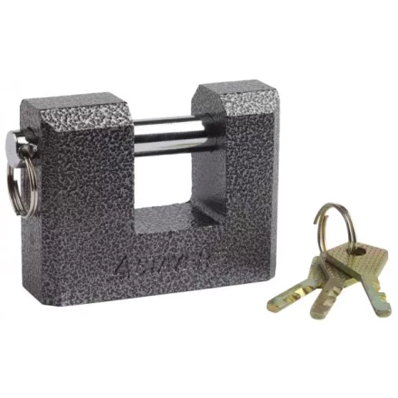 Замок STAYER &quot;MASTER&quot; навесной, П-образн.металлический корпус, с закаленной дужкой, в коробке, 80мм 37143-80 купить в Кургане
