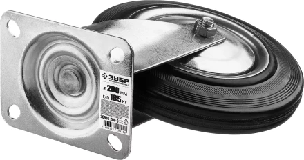 Колеса поворотные из литой резины с металлическим диском серия ПРОФЕССИОНАЛ купить в Кургане