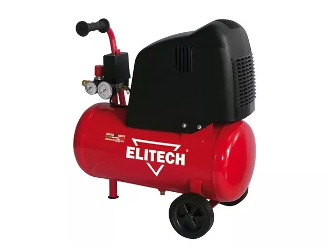 Компрессор безмасляный поршневой прямой привод Elitech ОМ 195/24+4К купить в Кургане