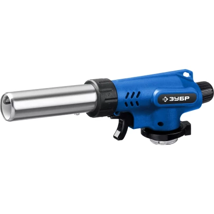 ЗУБР ГП-500, 1300°C, увеличенный выход пламени, газовая горелка с пьезоподжигом на баллон с цанговым соединением, Профессионал (55552) купить в Кургане