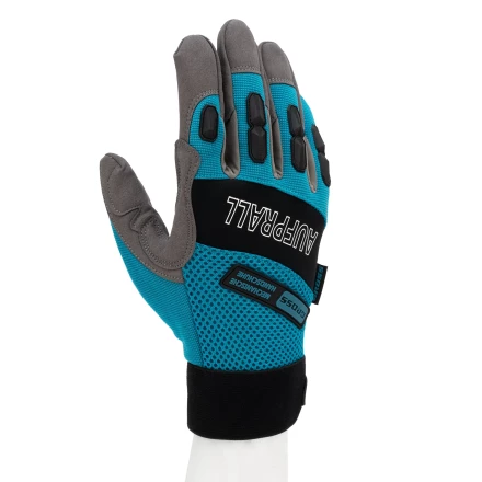 Перчатки универсальные комбинированные, с защитными накладками, STYLISH, размер M (8)// Gross 90318 купить в Кургане