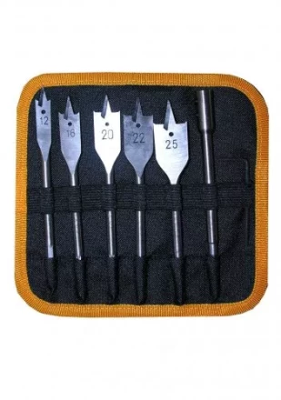 Набор сверл перовых  5 шт12-25х152мм+ 1удл.в сум1/1/40 19122 купить в Кургане