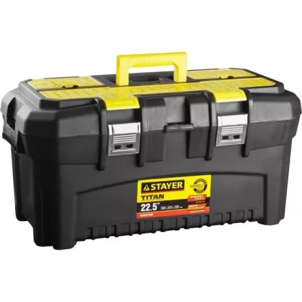 Ящик для инструмента &quot;TITAN-22&quot; пластиковый, STAYER 38016-22 купить в Кургане