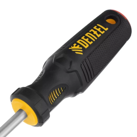Отвертка PH3х150 мм, CrV, трехкомпонентная рукоятка Denzel 12184 купить в Кургане