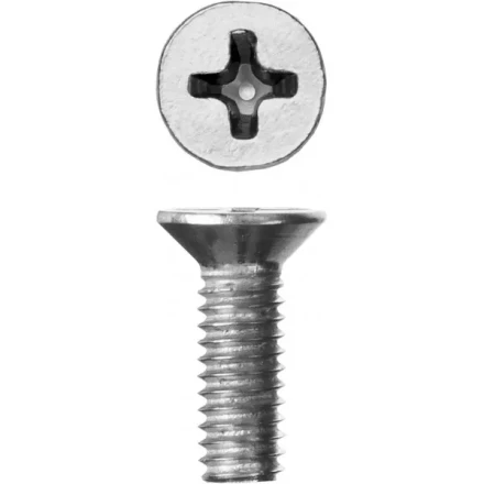 Винт ЗУБР &quot;МАСТЕР&quot; DIN 965, класс прочности 4.8, оцинкованный, M4x12мм, 5кг 303110-04-012 купить в Кургане