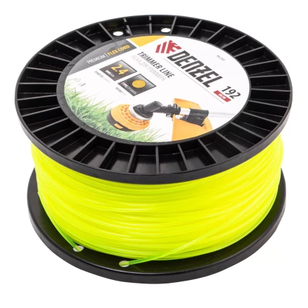 Леска для триммера круглая Denzel, 2,4мм х 192м, на DIN катушке FLEX CORD, 96280 купить в Кургане