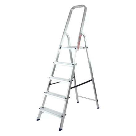 Стремянка усиленная MTX 9771477, 5 ступеней, алюминиевая, Россия купить в Кургане