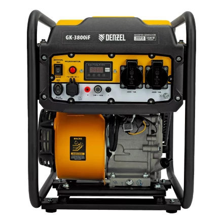 Генератор инверторный DENZEL GK-3800iF, 3,8 кВт, 230 В, ручной старт купить в Кургане