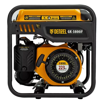 Генератор инверторный DENZEL GK-3800iF, 3,8 кВт, 230 В, ручной старт купить в Кургане
