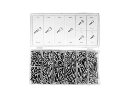 Набор саморезов по металлу 750 предметов ШУРУПЬ 48162 купить в Кургане