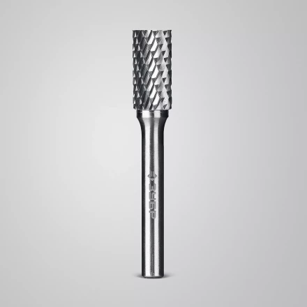 Зубр Твердосплавная борфреза А - цилиндр с гладким торцом, 10 х 20 мм (28800-10-20) купить в Кургане