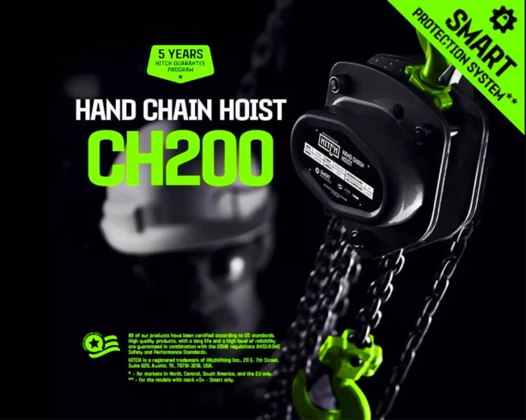 Таль ручная цепная HITCH CH200-G, 0.5 т, 4.5 м. Гальваническая цепь купить в Кургане