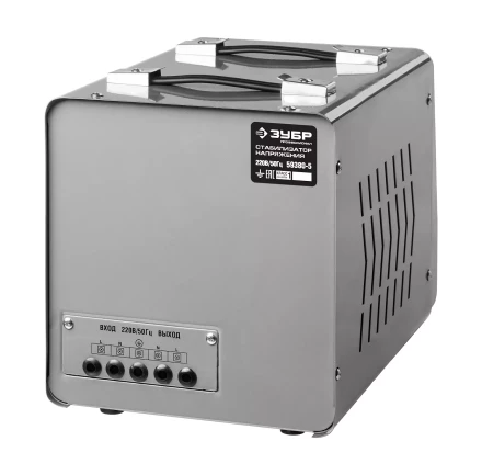 ЗУБР 5000ВА, 5 кВт, автоматический стабилизатор напряжения, Профессионал (59380-5) купить в Кургане