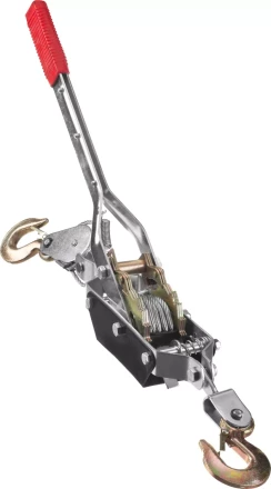 Лебедка ручная рычажная MIRAX, тросовая, 1,5т, 1,8м 43130-1.5 купить в Кургане