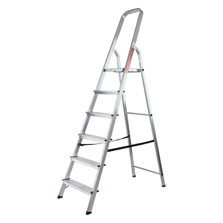 Стремянка усиленная MTX 9771577, 6 ступеней, алюминиевая, Россия купить в Кургане