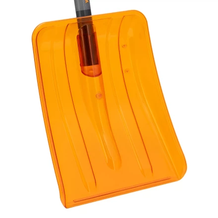 Лопата для уборки снега Сибртех 61673, поликарбонат, 270х360х840 мм, стальной черенок, усиленная купить в Кургане