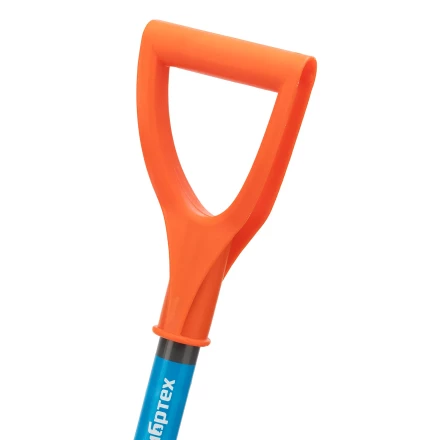 Лопата для уборки снега Сибртех 61673, поликарбонат, 270х360х840 мм, стальной черенок, усиленная купить в Кургане