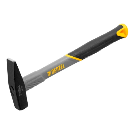 Молоток слесарный, 200 г Denzel, кованый, фибергласовая рукоятка c TPR покрытием 10482 купить в Кургане