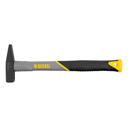 Молоток слесарный, 200 г Denzel, кованый, фибергласовая рукоятка c TPR покрытием 10482 купить в Кургане